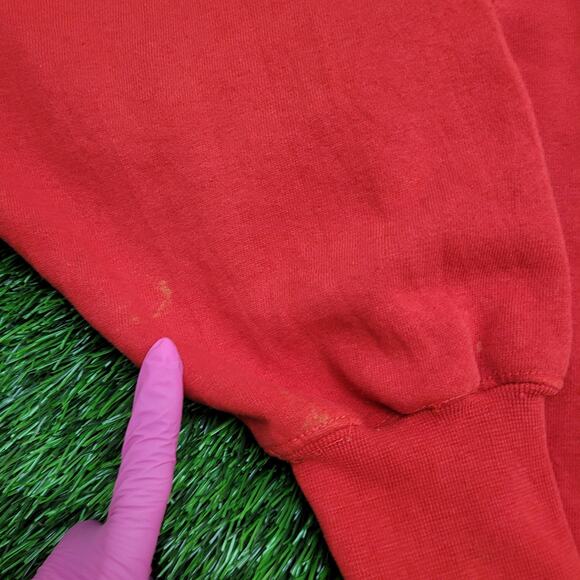 Nebraska-Cornhuskers Sweatshirt Women L 24x24 Baggy Crop Boxy - Picture 6 of 16